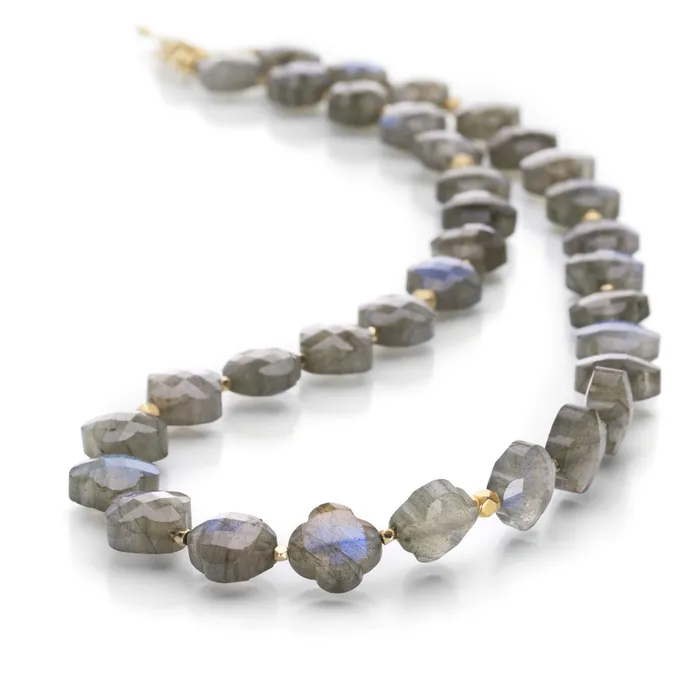 Lily Cut Labradorite Necklace Barbara Heinrich Necklaces