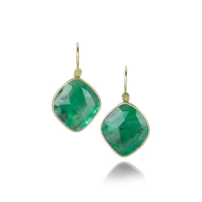 Lola Brooks African Emerald Drop Earrings Earrings