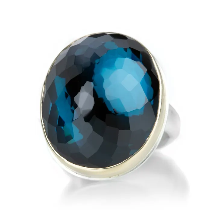 London Blue Topaz Ring Jamie Joseph Rings