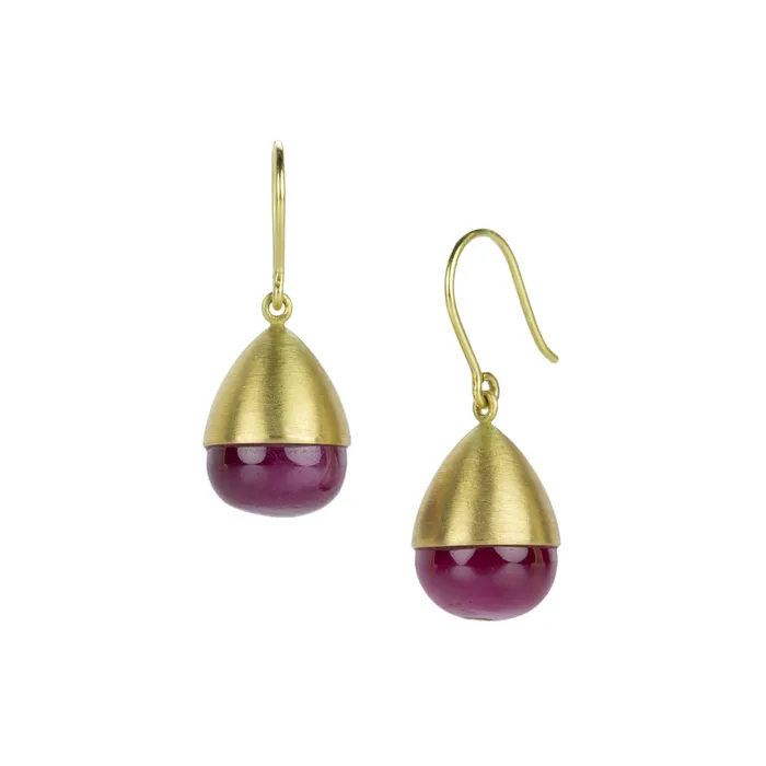 Mallary Marks Earrings Ruby Buoy Earrings