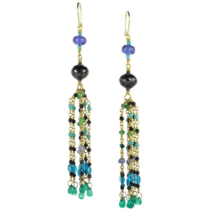 Mallary Marks Multicolored Dancing Confetti Tassel Earrings Earrings