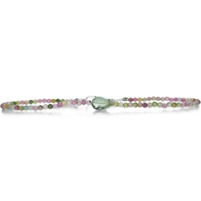 Margaret Solow Bracelets Multicolored and Green Tourmaline Bracelet