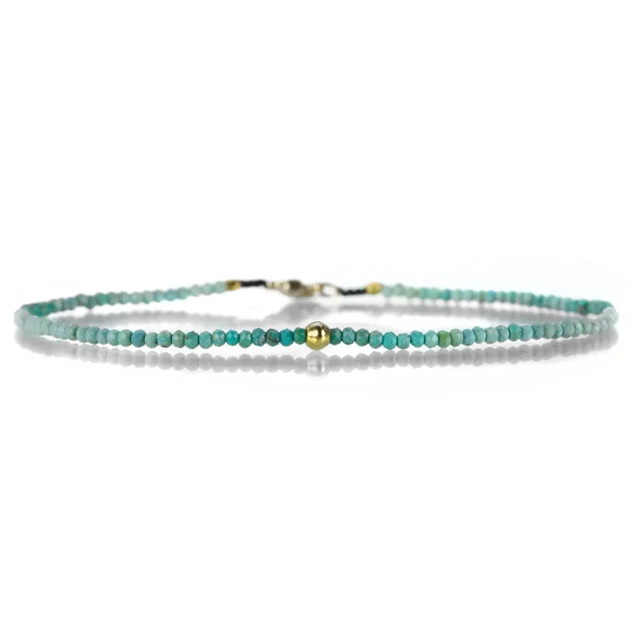 Margaret Solow Faceted Sleeping Beauty Turquoise Bracelet Bracelets