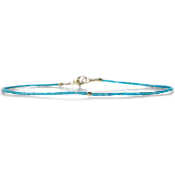 Margaret Solow Heishi Turquoise and 18k Bead Bracelet Bracelets