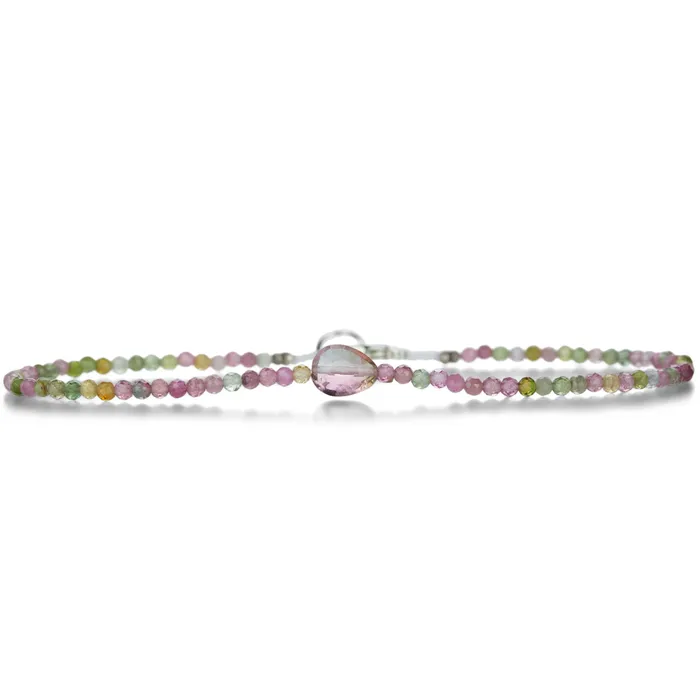 Margaret Solow Multicolored and Light Pink Tourmaline Bracelet Bracelets