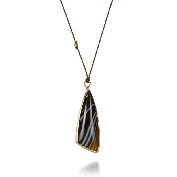 Margaret Solow Necklaces Sardonyx Agate Necklace