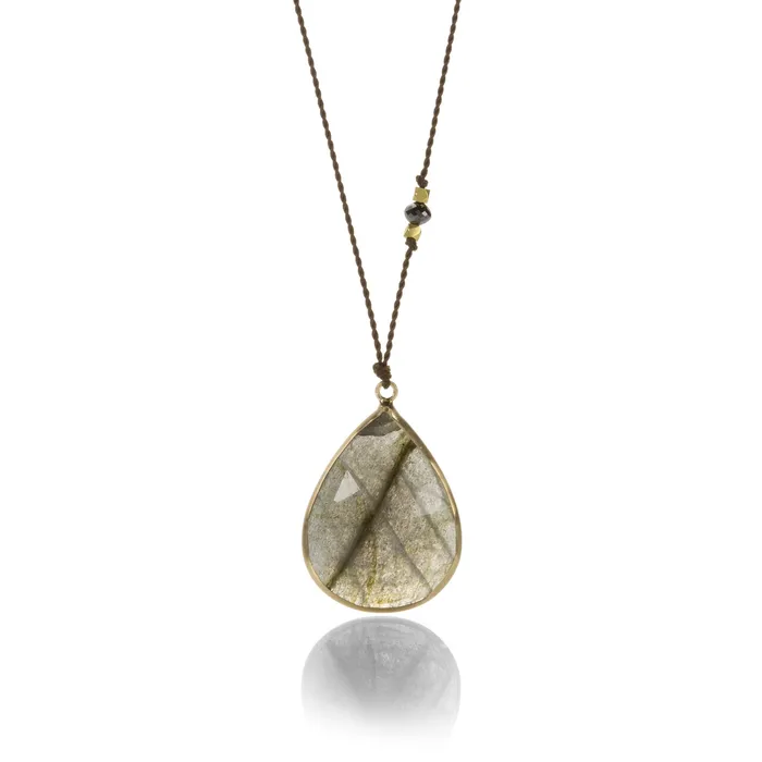 Margaret Solow Pear Shaped Labradorite Necklace Necklaces