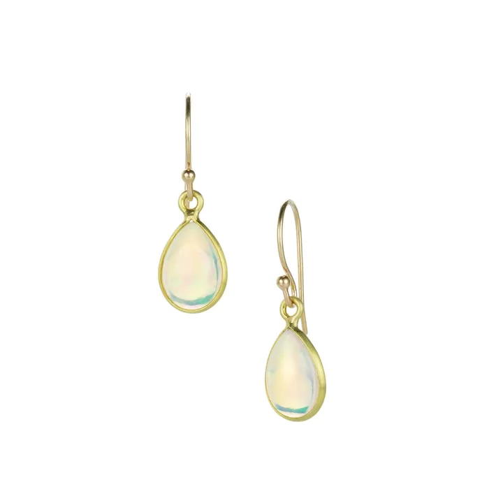 Margaret Solow Teardrop Opal Earrings Earrings