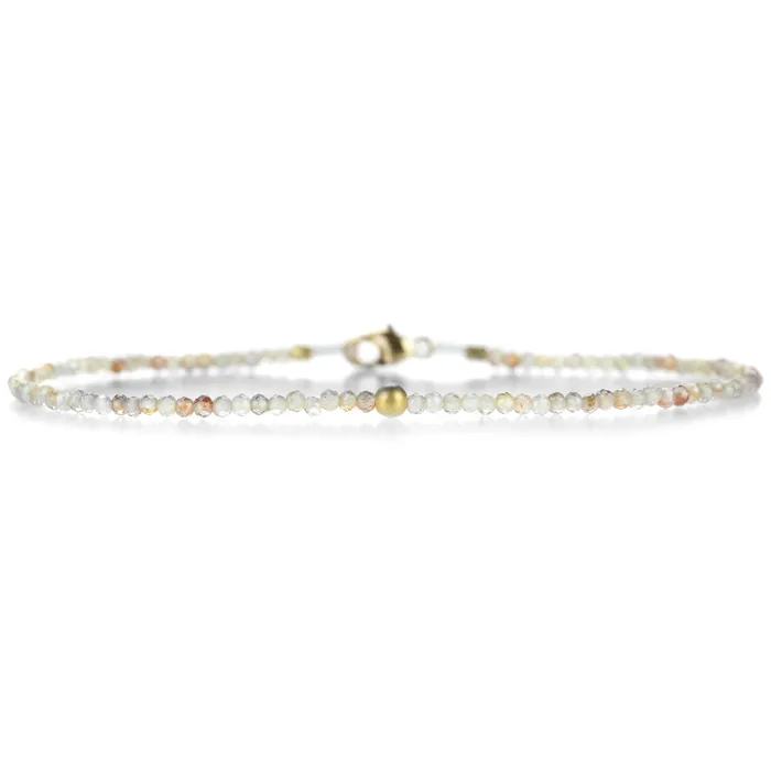 Margaret Solow Zircon and 18K Gold Beaded Bracelet Bracelets