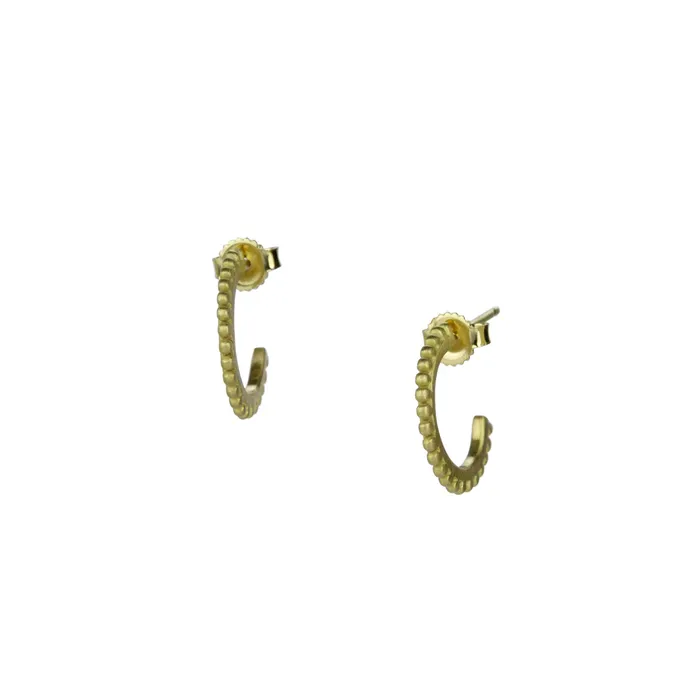 Marian Maurer Pre-Styled Sets 18k Granulated City Hoops