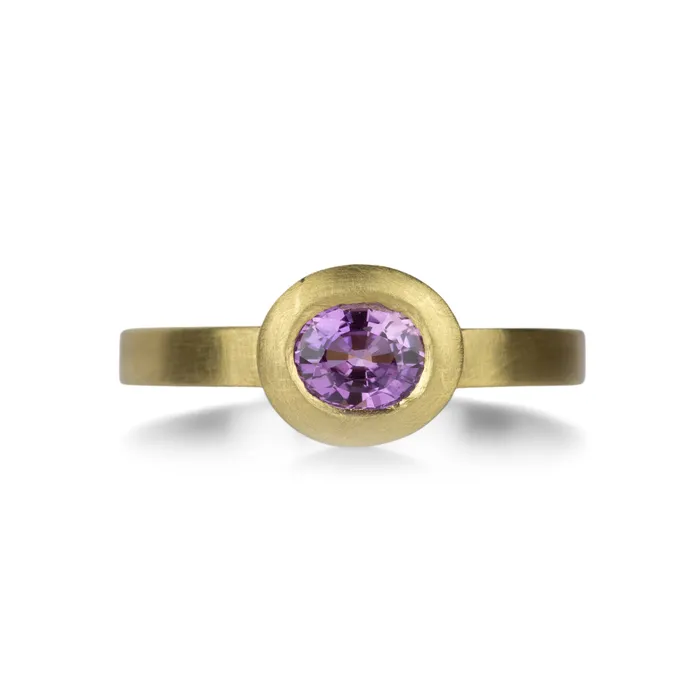 Marian Maurer Purple Sapphire Callista Ring Rings