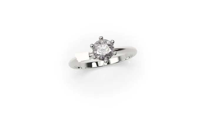 Montana Engagement Ring Montana Ring White Gold MyUniqueRing Rings