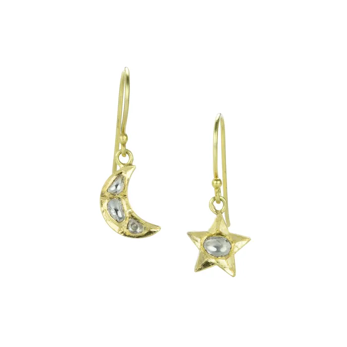 Moon to My Star Drop Earrings Sophie Theakston Earrings