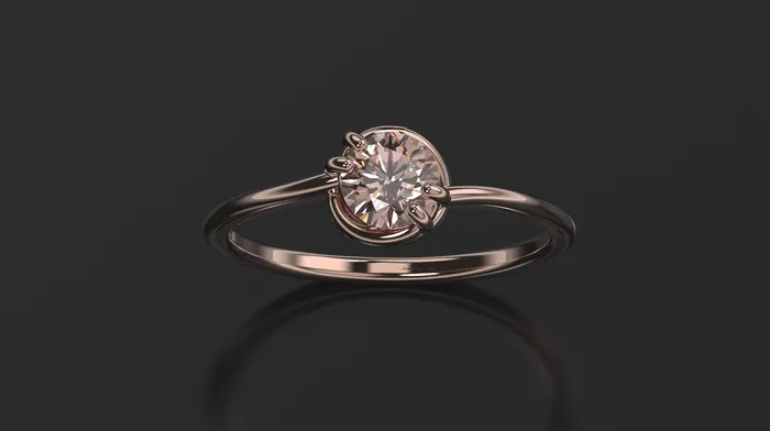 Morganite Engagement Ring Rose Gold Engagement Ring Morganite Ring Morganite Gold Rose Gold Morganite Ring | FL LLC Rings