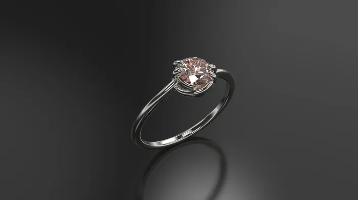 Morganite Engagement Ring Rose Gold Engagement Ring Morganite Ring Morganite Gold Rose Gold Morganite Ring | FL LLC Rings