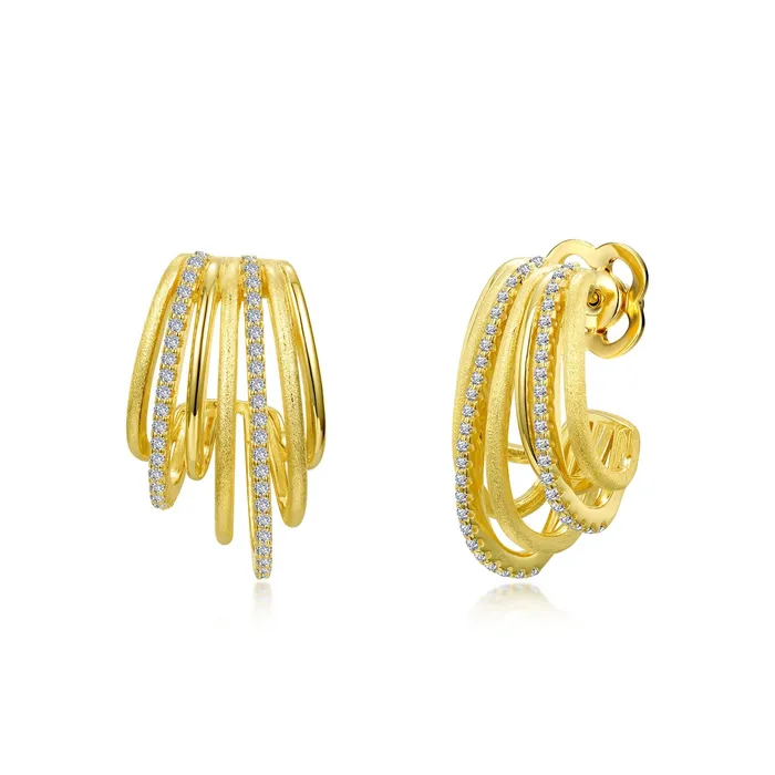 Multi-Row Hoop Earrings Lafonn Earrings