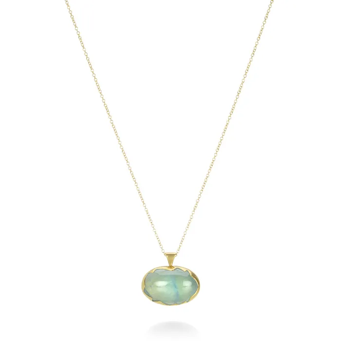 Necklaces | Annette Ferdinandsen Aquamarine Egg Necklace