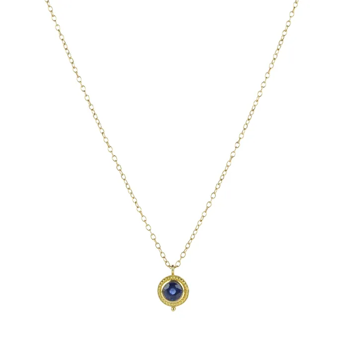 Necklaces Barbara Heinrich Blue Sapphire Darling Pendant Necklace