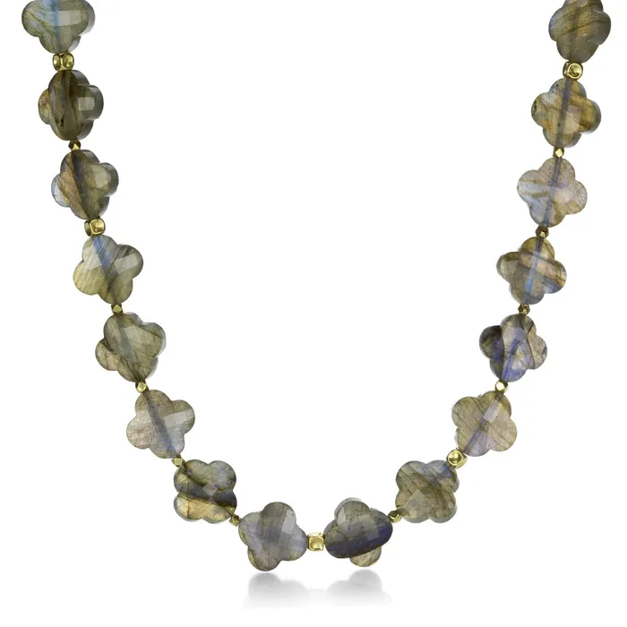 Necklaces | Barbara Heinrich Large Labradorite Clover Necklace 17