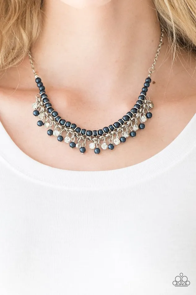 Necklaces diannesjewelryshop Paparazzi A Touch of CLASSY Blue Necklace