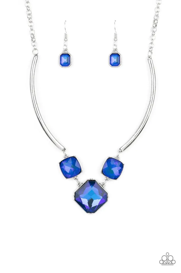 Necklaces | diannesjewelryshop Paparazzi Divine IRIDESCENCE - Blue Necklace