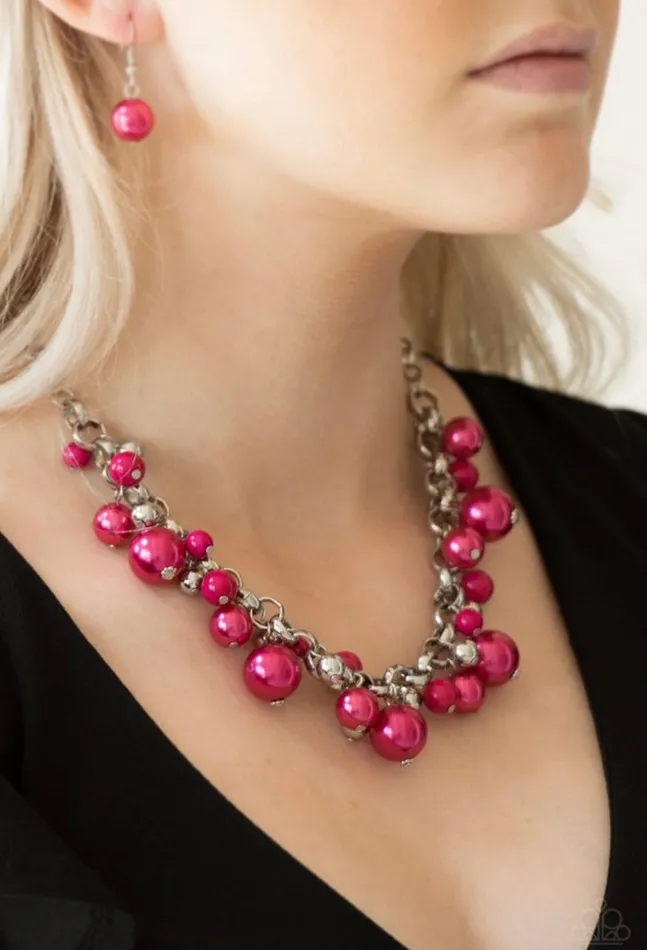 Necklaces diannesjewelryshop Paparazzi The Upstater - Pink Necklace