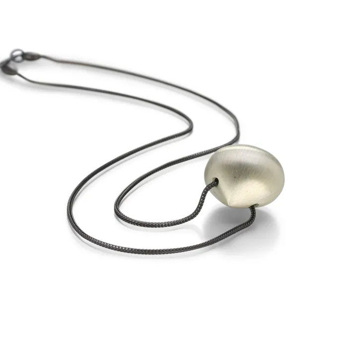 Necklaces Gabriella Kiss Silver Hazelnut Necklace