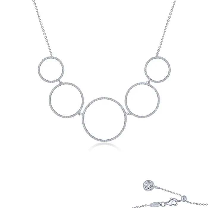 Necklaces Lafonn Trendy Five-Circle Necklace