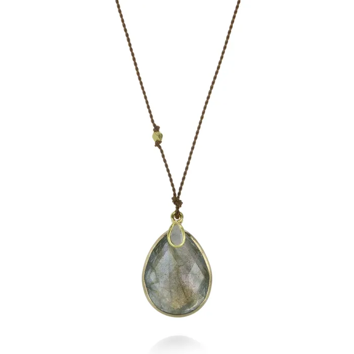 Necklaces Margaret Solow Labradorite and Diamond Necklace