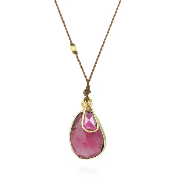 Necklaces Margaret Solow Tourmaline and Sapphire Necklace