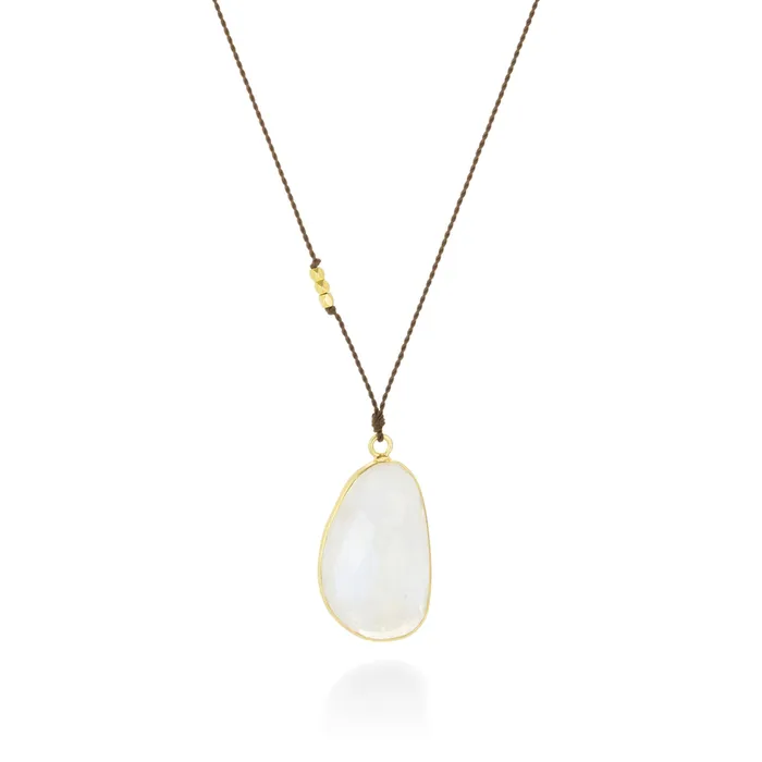 Necklaces Moonstone Necklace - Margaret Solow