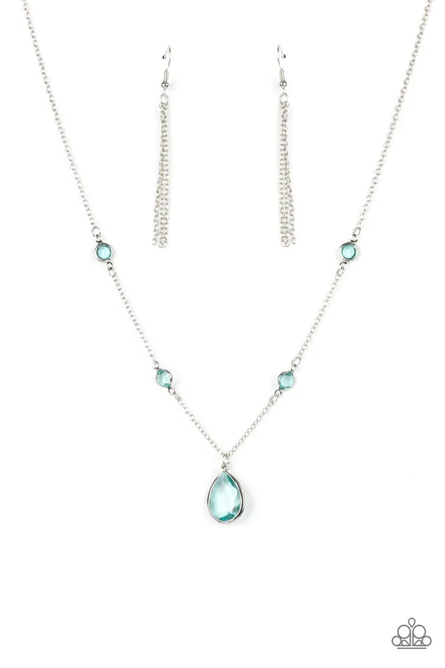 Necklaces | Paparazzi Accessories Paparazzi Romantic Rendezvous - Blue Necklace