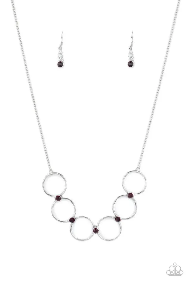 Necklaces | Paparazzi Regal Society Purple Necklace - diannesjewelryshop