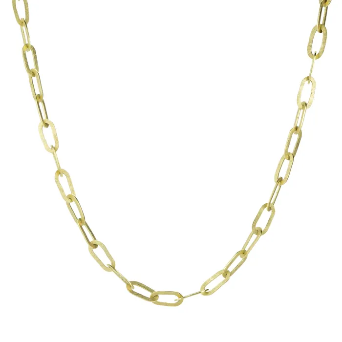 Necklaces Petra Class Oval Gold Link Chain