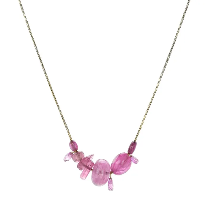 Necklaces Pink Collage Necklace - Mallary Marks