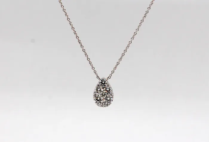 Necklaces | PINK DIAMOND INC 18KW Fashion Diamond Necklace