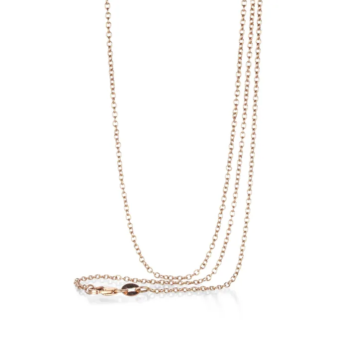 Necklaces Rose Gold 1.5mm Rolo Chain - 22 - Julez Bryant