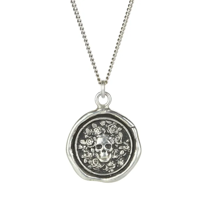 Necklaces Silver Live Every Moment Talisman Necklace - Pyrrha