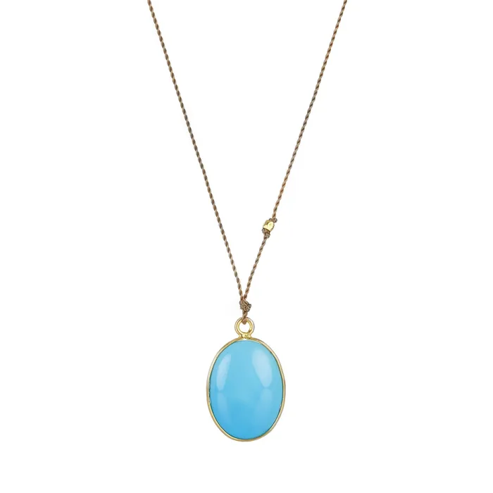 Necklaces | Sleeping Beauty Turquoise Pendant Necklace - Margaret Solow