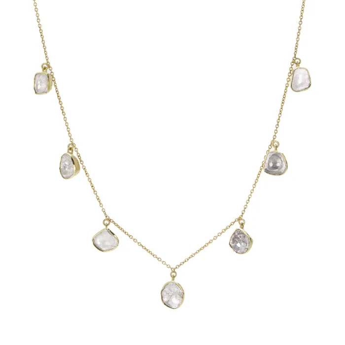 Necklaces Sophie Theakston Medium Polki Diamond Garland Necklace