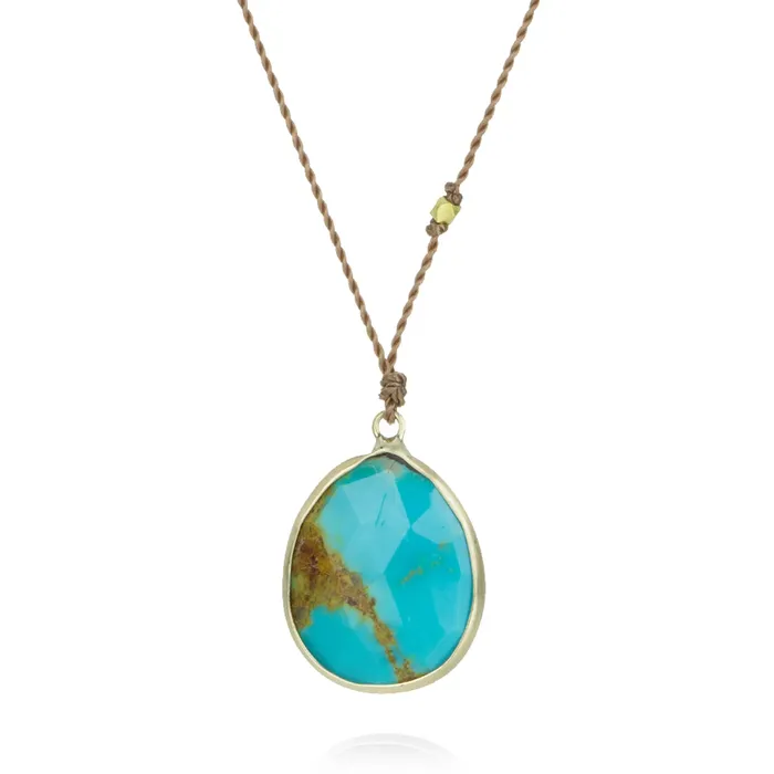 Necklaces Turquoise Pendant Necklace - Margaret Solow