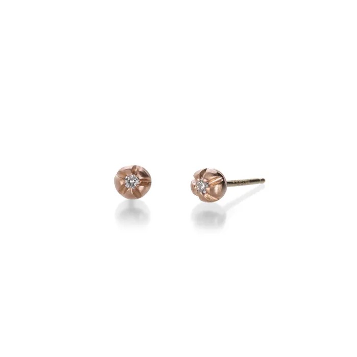 Nicole Landaw Earrings Large Blossom Stud Earrings