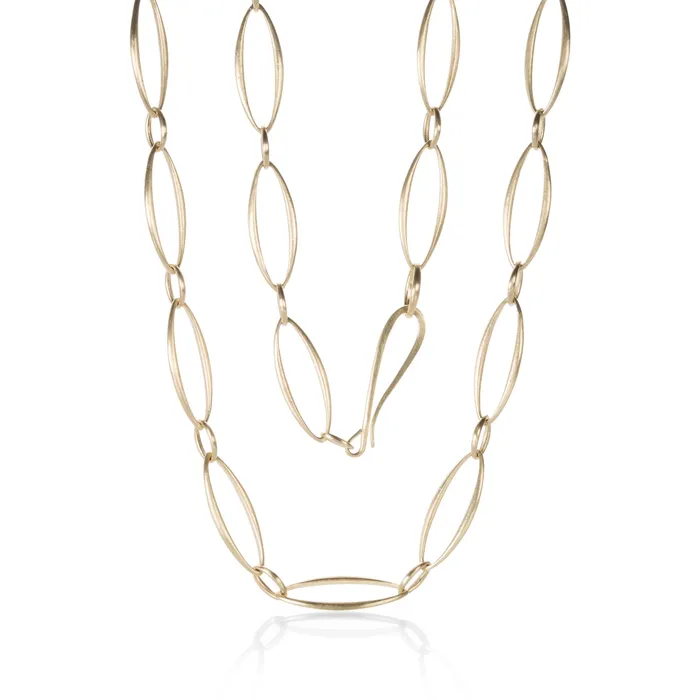 Nicole Landaw Handmade Navette Gold Chain Pre-Styled Sets