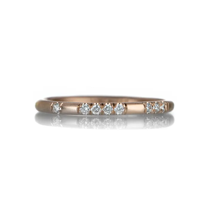 Nicole Landaw Rings 14k Rose Gold I Love You Band