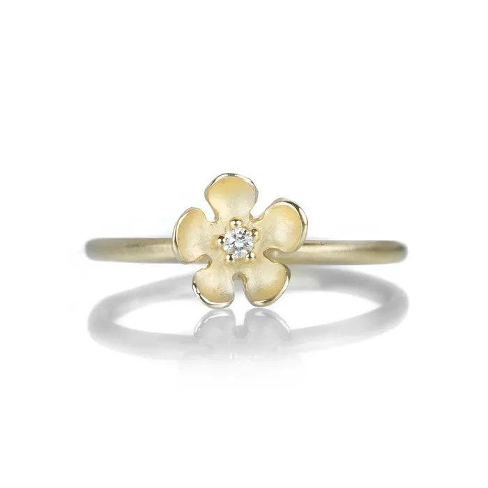 Nicole Landaw Single Flower Stacking Ring | Rings