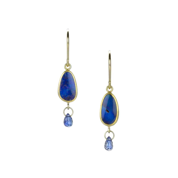 Opal and Sapphire Apple Eve Earrings Mallary Marks Earrings