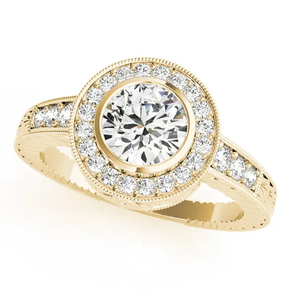 Overnight Mountings Bridal Rings | Halo Diamond Engagement Ring