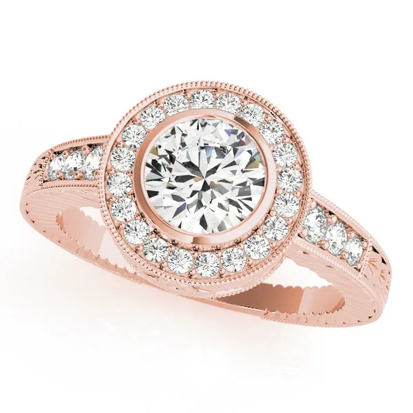 Overnight Mountings Bridal Rings | Halo Diamond Engagement Ring