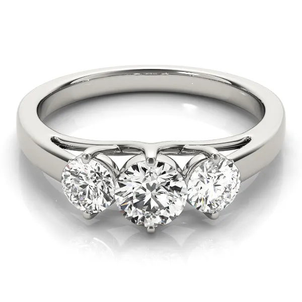 Overnight Mountings Bridal Three Stone Diamond Engagement Ring | Rings