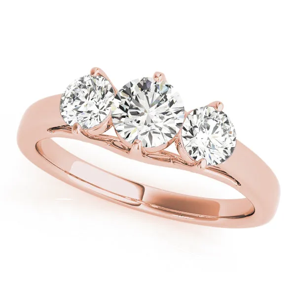 Overnight Mountings Bridal Three Stone Diamond Engagement Ring | Rings